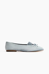 Ballerines en velours