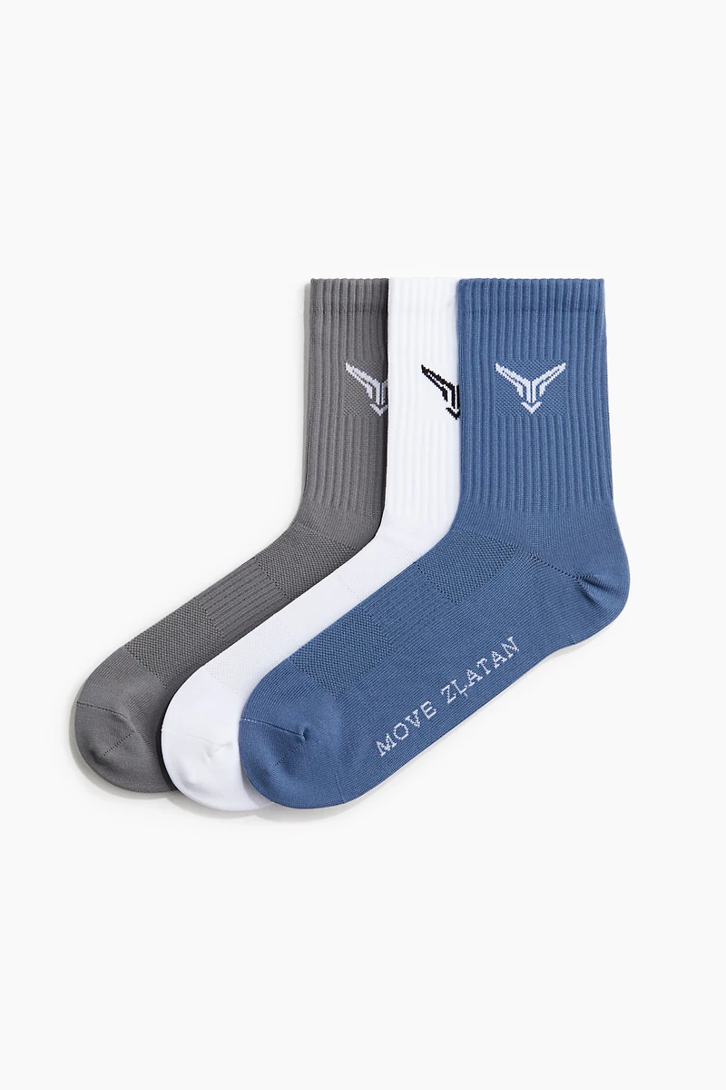 3-Pack Sports Socks with DryMove™