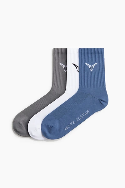 3-Pack Sports Socks with DryMove™