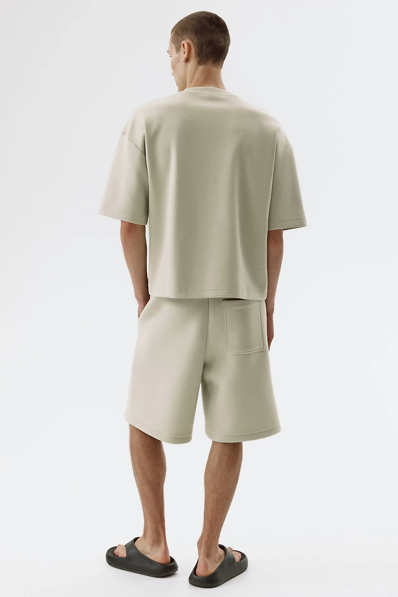 Oversized-Fit Scuba T-Shirt
