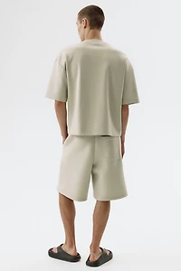 Oversized-Fit Scuba T-Shirt