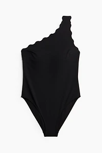 Padded-Cup One-Shoulder Swimsuit