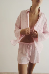 Pajama Shirt and Shorts