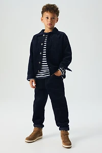 Pantalon en velours de coton côtelé