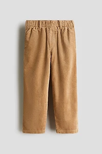 Pantalon en velours de coton côtelé
