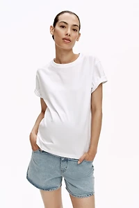 MAMA Denim Shorts