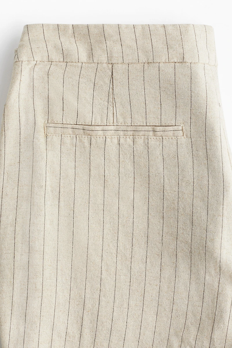 Pantalon sur mesure en lin mélangé