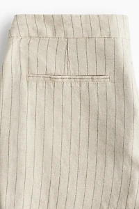 Pantalon sur mesure en lin mélangé