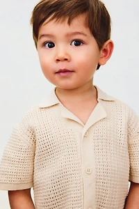 2-piece Pointelle-Knit Cotton Set