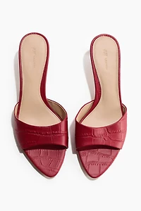 Heeled Leather Sandals