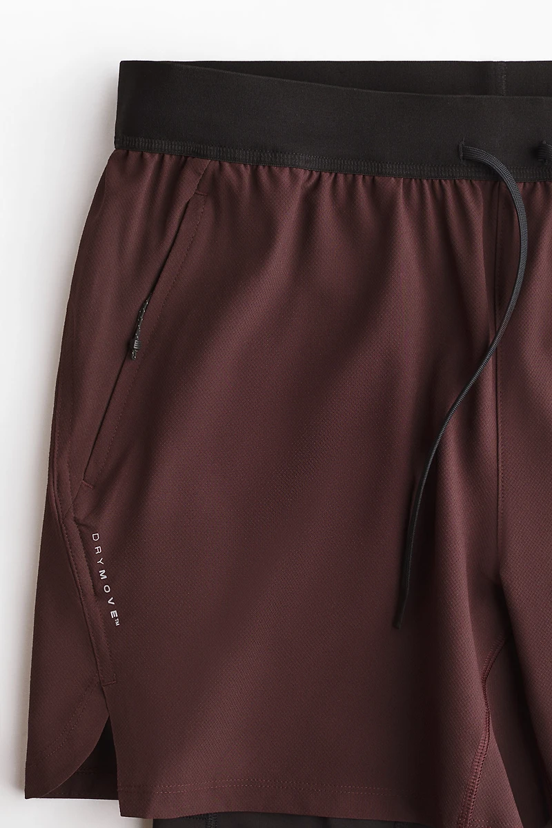 Double-Layered Sports Shorts with DryMove™
