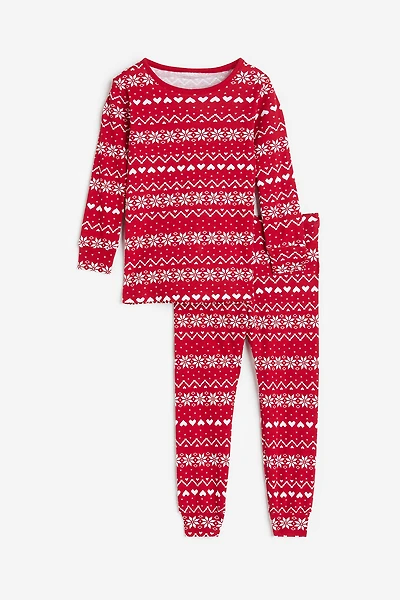 Pyjama en jersey à motif