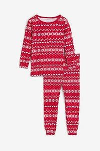 Pyjama en jersey à motif