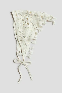 Crochet-Look Headscarf