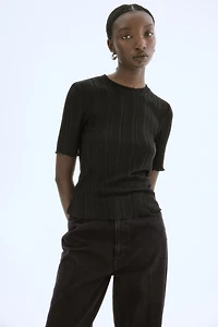 Rib-Knit Top