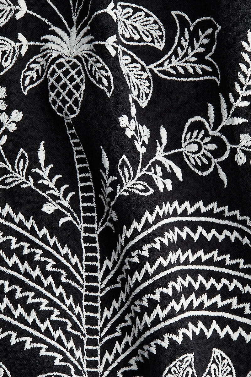 Embroidered Cotton Dress