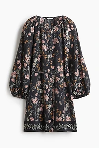 Oversized Tie-Belt Dress