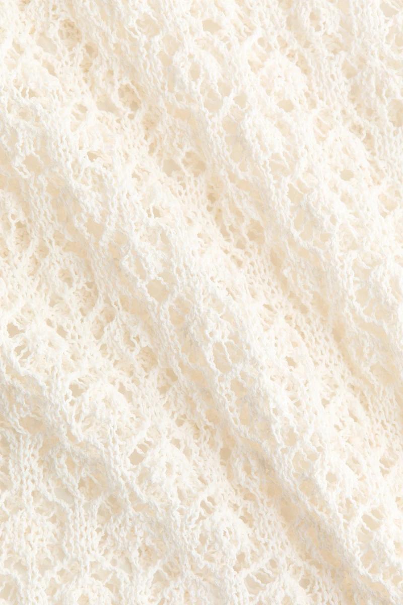 Robe de plage d'aspect crocheté