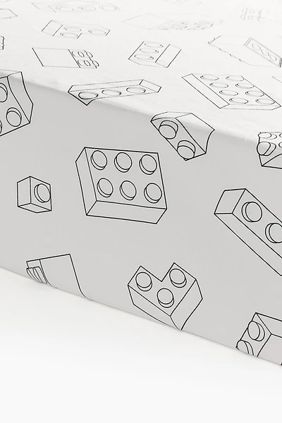 Drap-housse en coton à motif