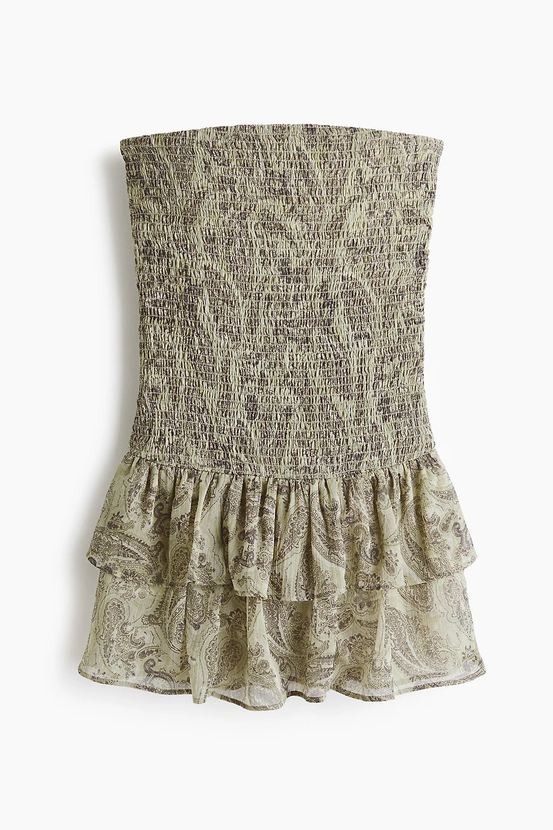 Smocked Tiered Dress