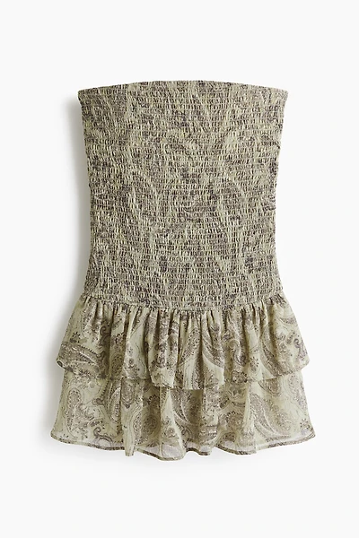 Smocked Tiered Dress