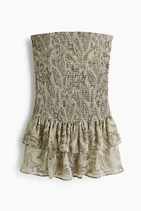 Smocked Tiered Dress