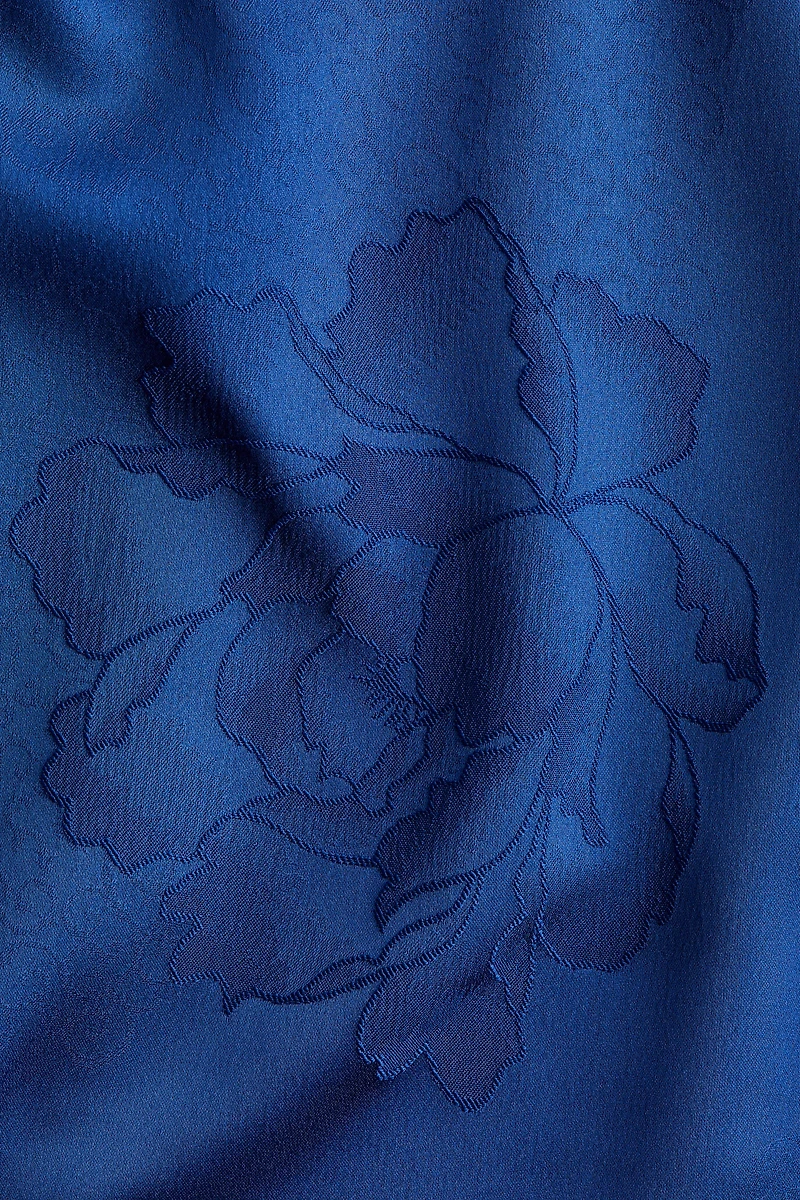 Blouse en tissu jacquard