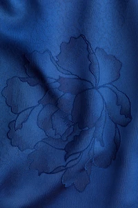 Blouse en tissu jacquard