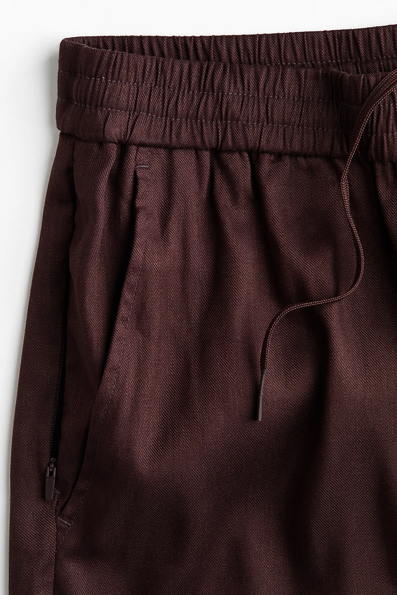 Easy Care Relaxed-Fit Linen-Blend Shorts