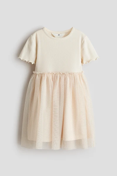 Robe avec jupe en tulle