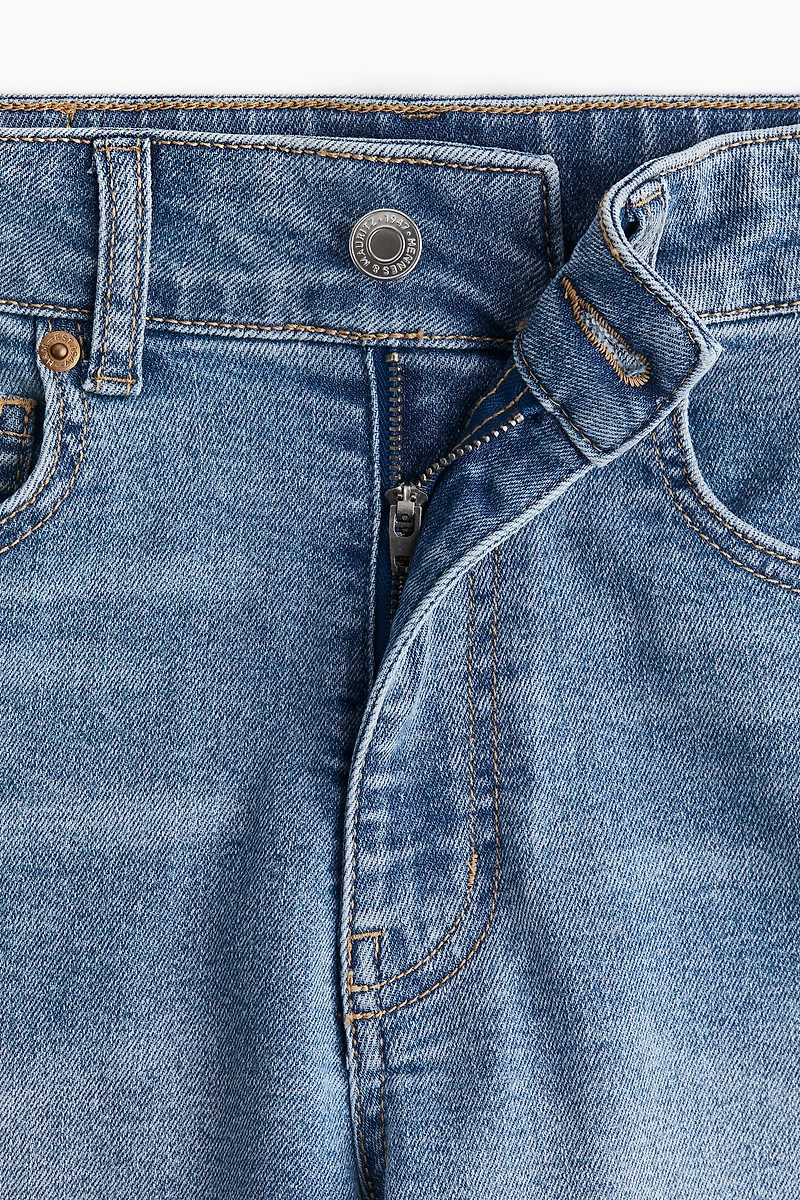 Skinny High Denim Shorts