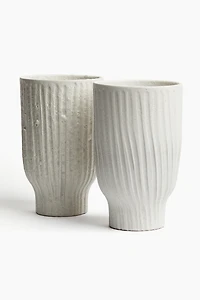 Vase haut en terracotta