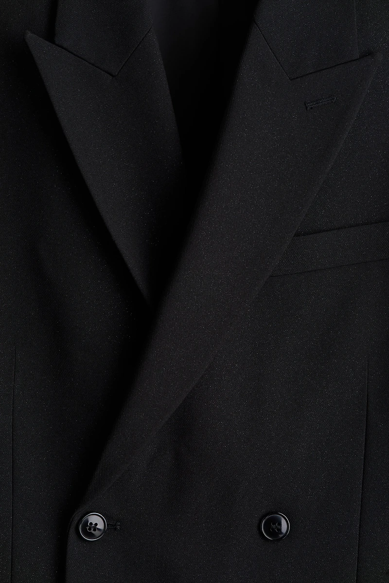 Veste scintillante décontractée fermeture croisée