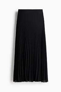 Pleated Chiffon Skirt