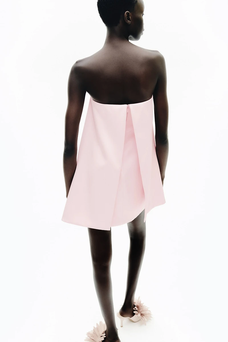 Panel-Detail Bandeau Dress