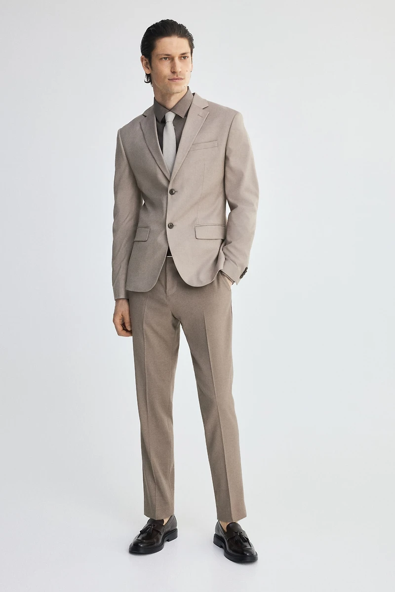 Regular-Fit Single-Breasted Jacket