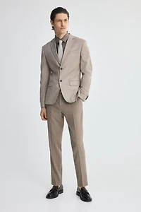 Regular-Fit Single-Breasted Jacket