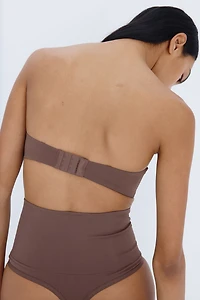 Padded Microfiber Balconette Bra