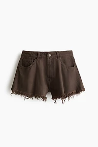 Frayed Denim Shorts