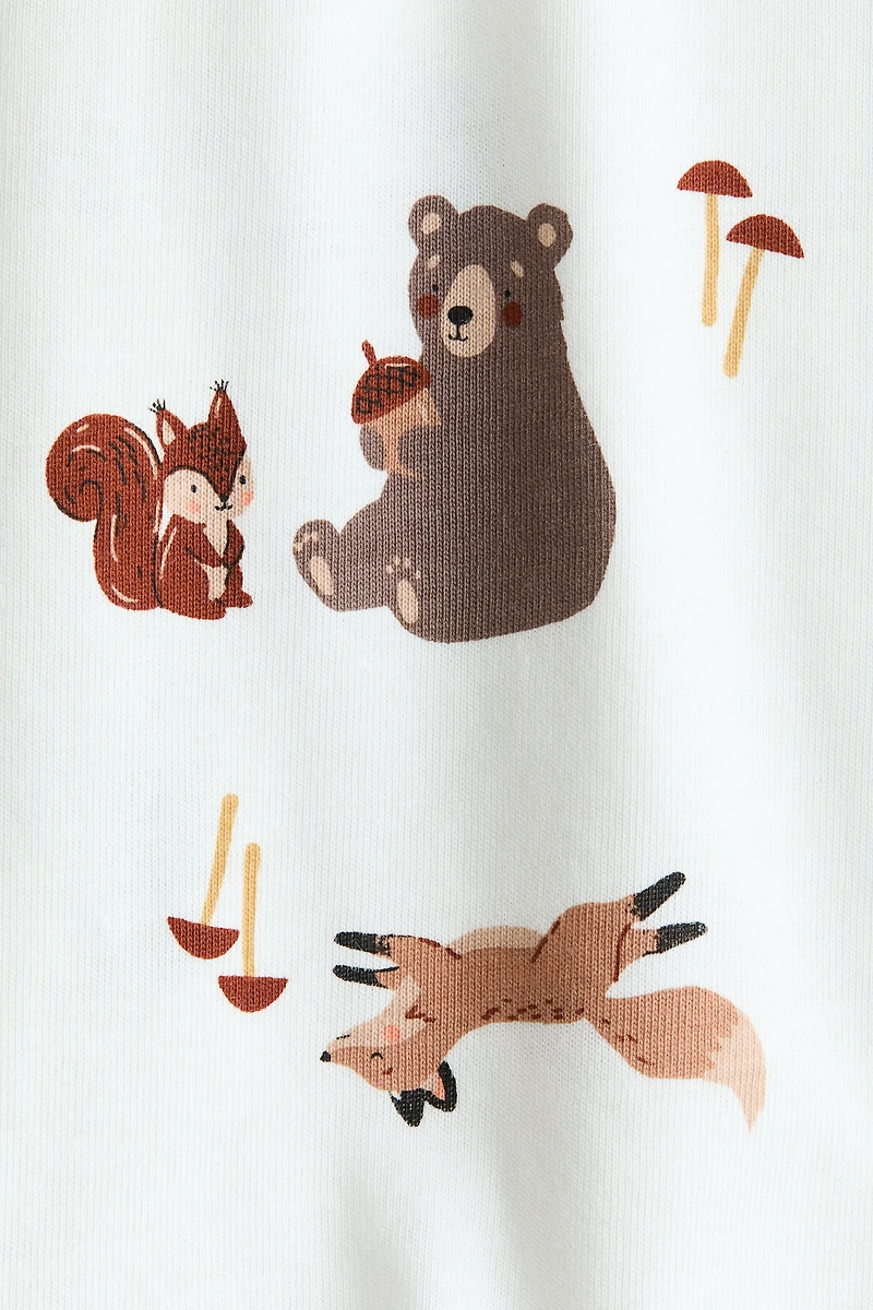 Pyjama imprimé en coton