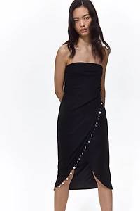 Robe bandeau ornementée