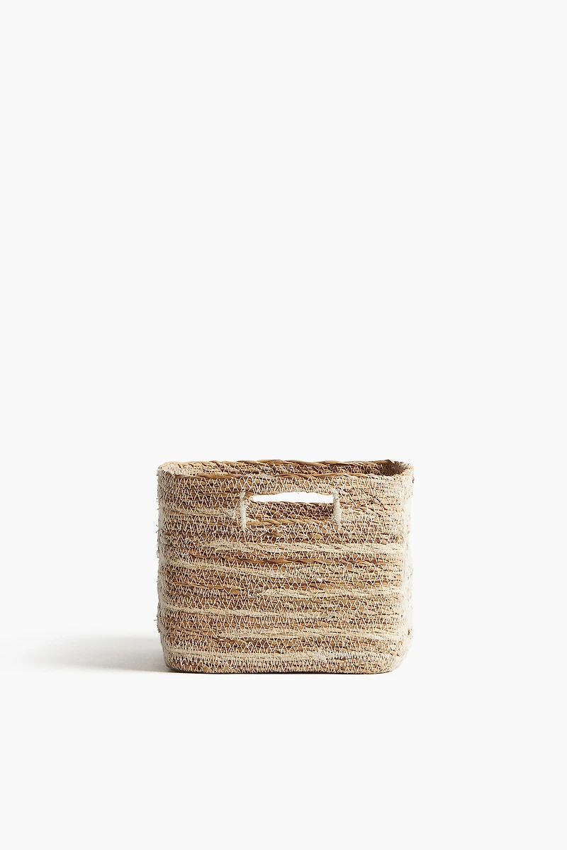 Small Handmade Seagrass Storage Basket