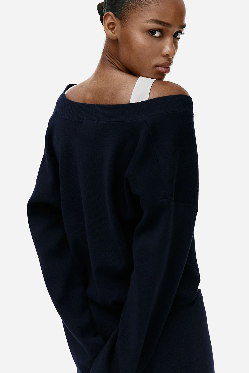 Fine-Knit Cardigan