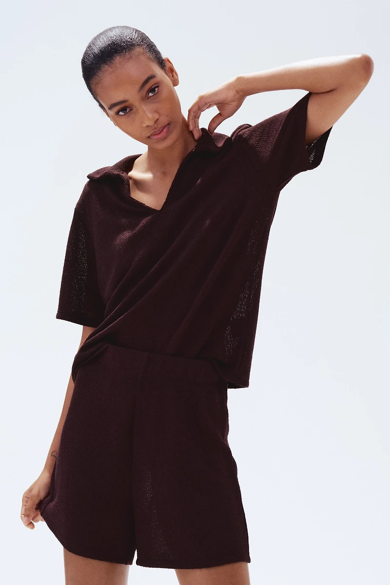Short en tricot