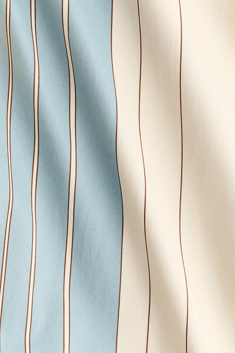 Loose-Fit Poplin Pants