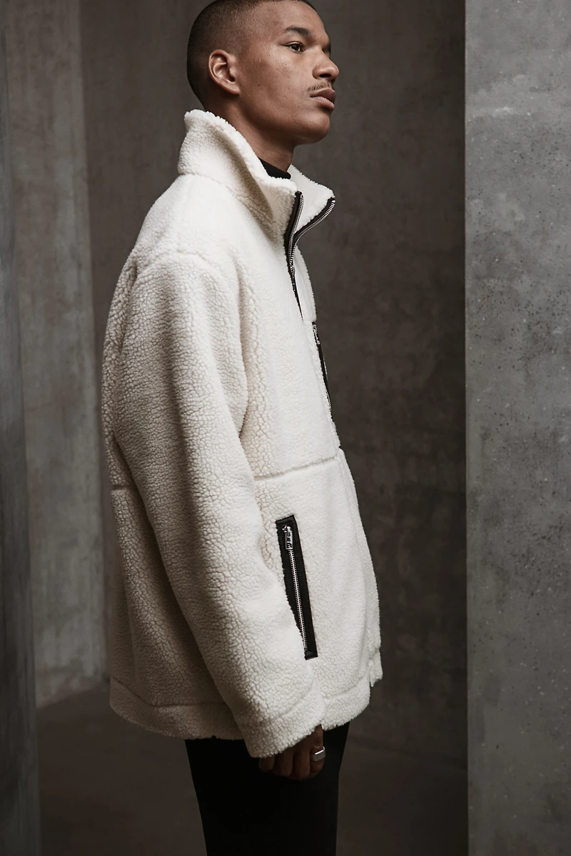 Veste ample en polar