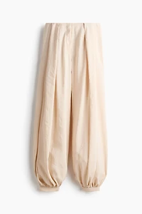 Balloon-Leg Modal Pants