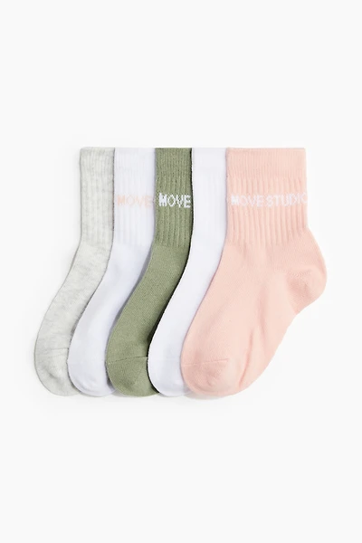 5-Pack Sports Socks with DryMove™