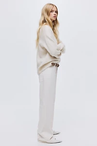 Jean évasé taille haute