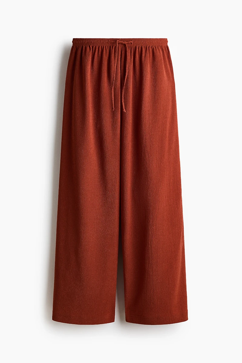 Textured Jersey Pants